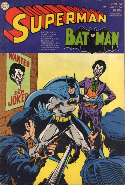 Superman 1974/ 13 (Z1-2), Ehapa