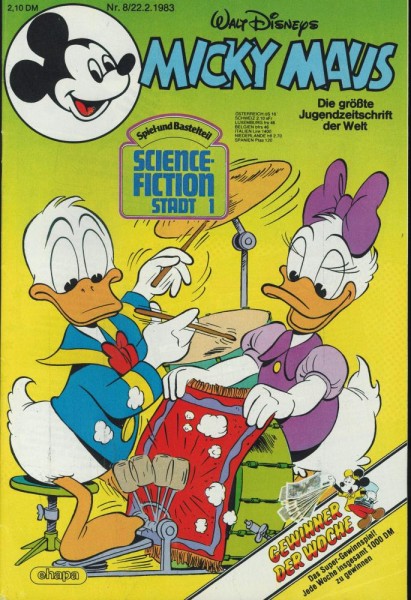 Micky Maus 1983/ 8 (Z1), Ehapa