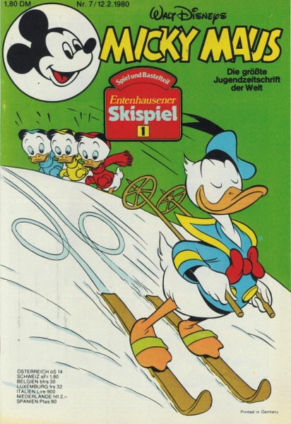 Micky Maus 1980/ 7 (Z0-1/1), Ehapa