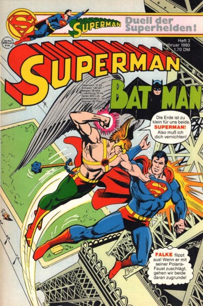 Superman 1980/ 3 (Z1), Ehapa
