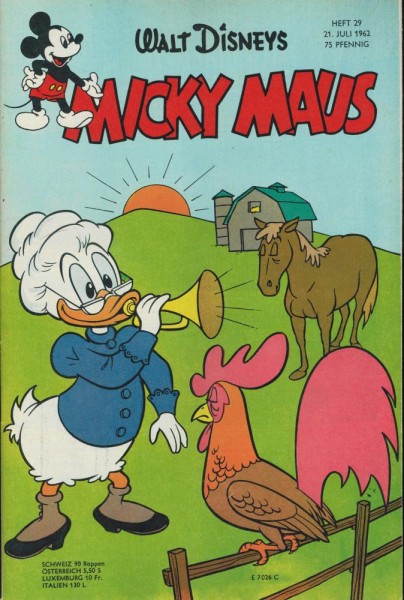Micky Maus 1962/ 29 (Z1, Sm), Ehapa