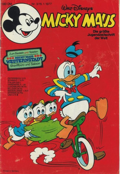 Micky Maus 1977 3 (Z1-2), Ehapa