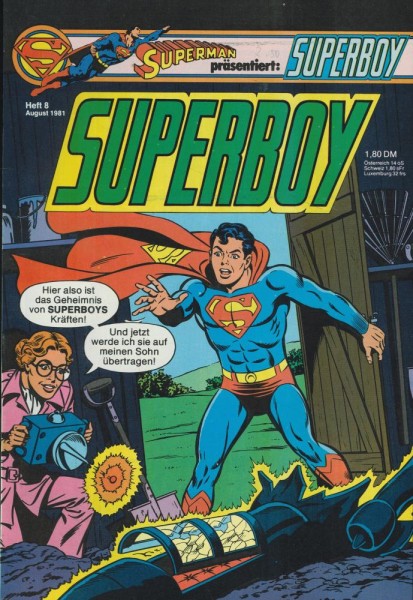 Superboy 1981/ 8 (Z0), Ehapa