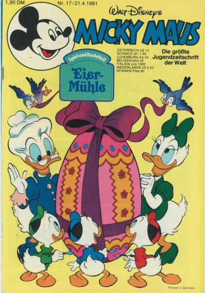Micky Maus 1981/ 17 (Z1-2), Ehapa