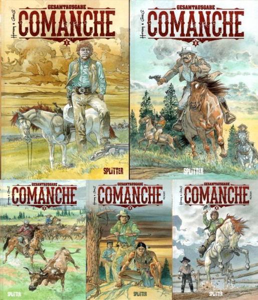 Comanche Gesamtausgabe 1-5 (Z1), Splitter