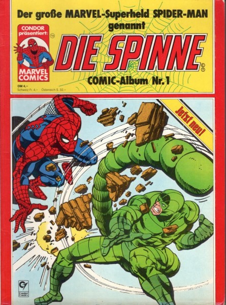 Die Spinne - Comic Album 1 (Z1-), Condor