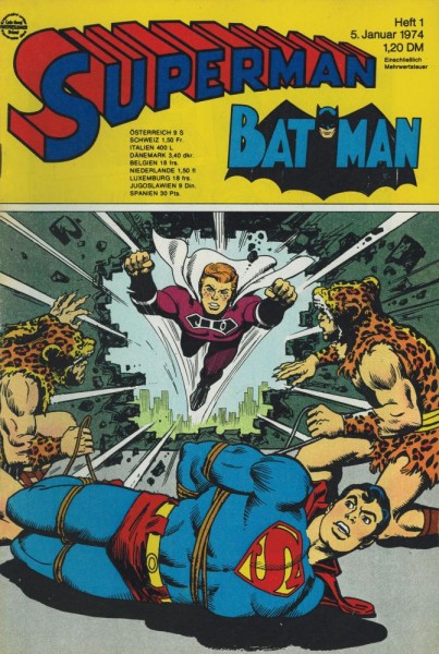 Superman 1974/ 1 (Z1-), Ehapa