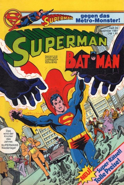 Superman 1981/ 26 (Z1), Ehapa