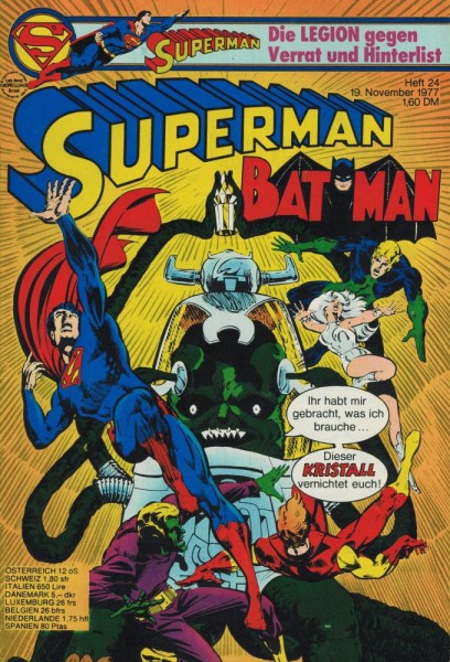 Superman 1977/ 24 (Z1, Sm), Ehapa