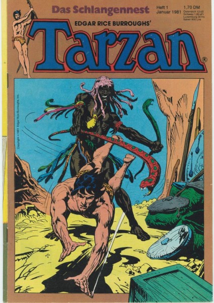Tarzan, Der Neue 1981/ 1 (Z2), Ehapa