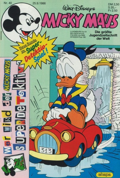 Micky Maus 1986/ 40 (Z1), Ehapa