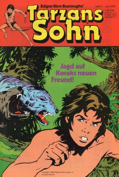 Tarzans Sohn 1980/ 7 (Z1), Ehapa