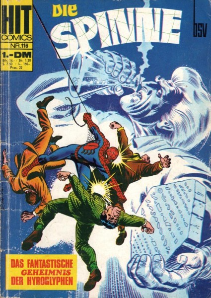 Hit Comics 116 - Die Spinne (Z2-, Sz), bsv