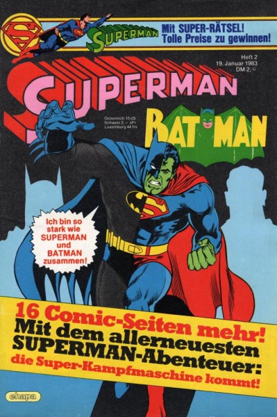 Superman 1983/ 2 (Z1), Ehapa