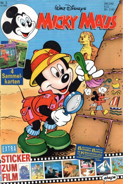 Micky Maus 1992/ 3 (Z0-1), Ehapa