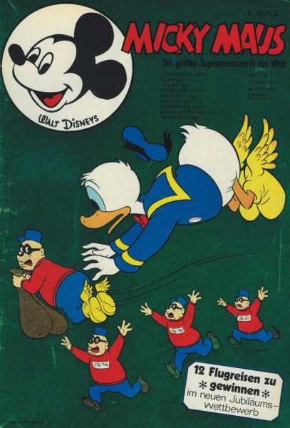 Micky Maus 1970/ 24 (Z1-2, Sm), Ehapa