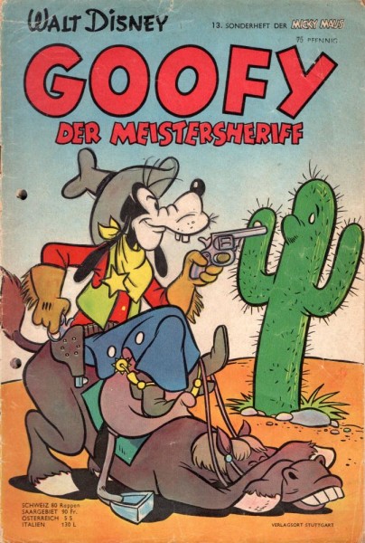 Micky Maus Sonderheft 13 (Z2, gel.), Ehapa