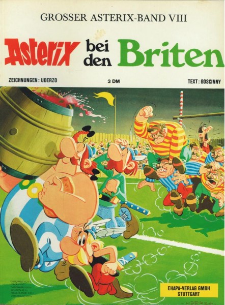 Asterix 8 (Z1, 1. Auflage), Ehapa