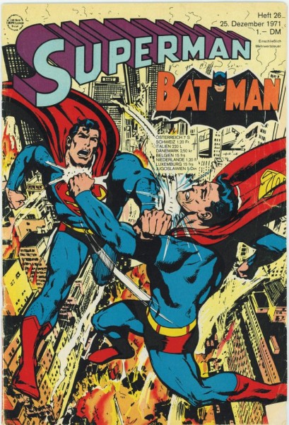 Superman 1971/ 26 (Z2), Ehapa