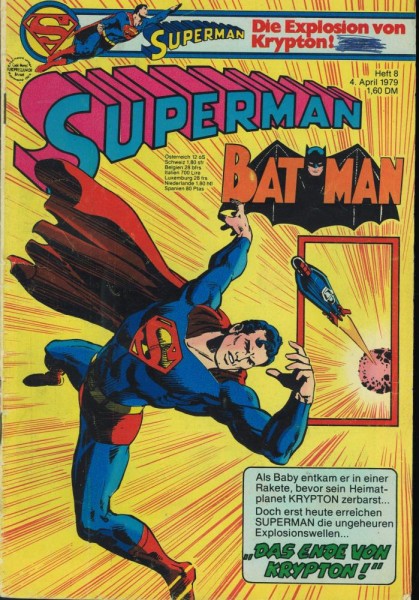 Superman 1979/ 8 (Z2, Sm, Sz), Ehapa