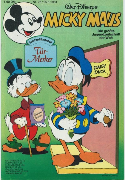 Micky Maus 1981/ 25 (Z0-1), Ehapa