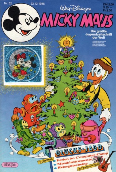 Micky Maus 1988/ 52 (Z0-1), Ehapa
