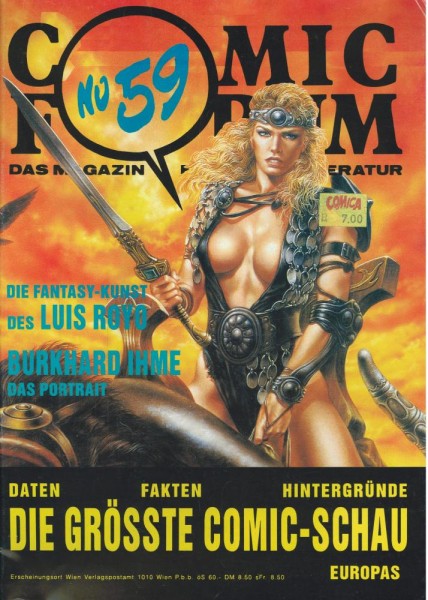 Comic Forum 59 (Z1-), Diverse