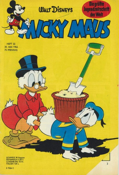 Micky Maus 1964/ 22 (Z1, Sm), Ehapa