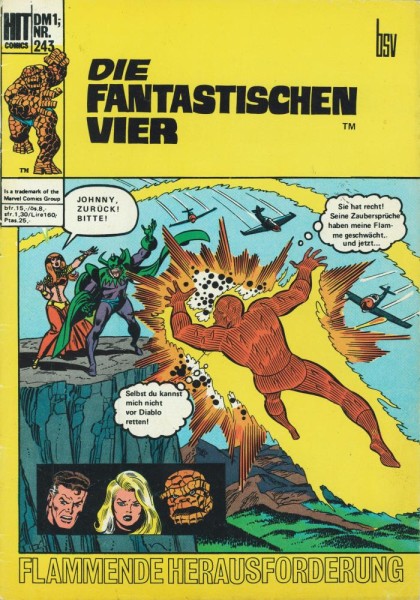 Hit Comics 243 - Die Fantastischen Vier (Z1-2), bsv