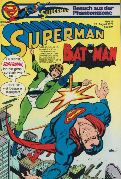 Superman 1977/ 18 (Z1, Sm), Ehapa