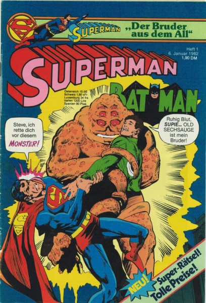 Superman 1982/ 1 (Z1), Ehapa