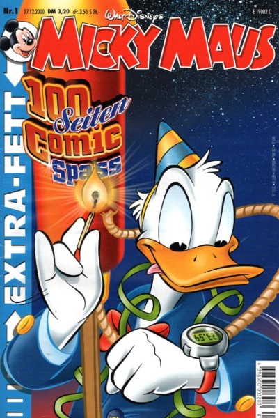 Micky Maus 2001/ 1 (Z1), Ehapa