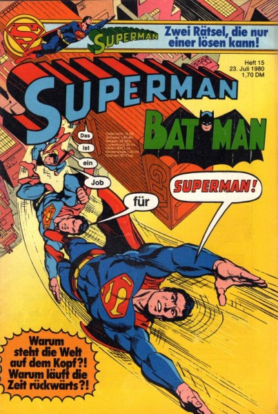 Superman 1980/ 15 (Z1), Ehapa