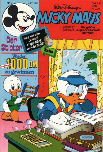 Micky Maus 1985/ 7 (Z0-1), Ehapa