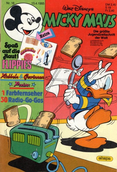 Micky Maus 1985/ 16 (Z0-1), Ehapa