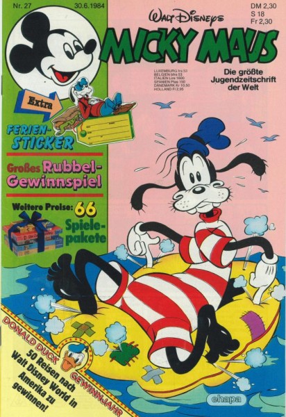 Micky Maus 1984/ 27 (Z0-1/1), Ehapa