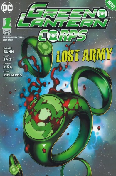 Green Lantern Corps - Lost Army 1 von 2, Panini
