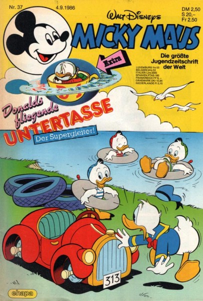 Micky Maus 1986/ 37 (Z0-1), Ehapa
