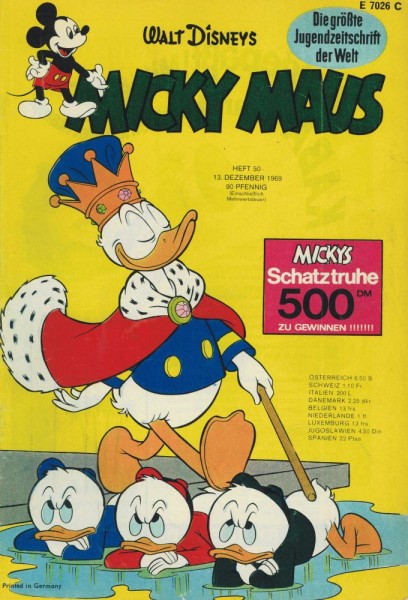 Micky Maus 1969/ 50 (Z1-2), Ehapa