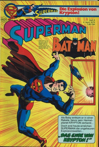 Superman 1979/ 8 (Z1-), Ehapa