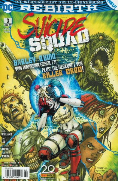 Suicide Squad Rebirth 3, Panini