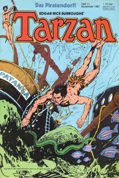 Tarzan, Der Neue 1981/ 11 (Z0), Ehapa
