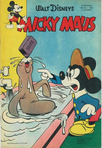 Micky Maus 1956/ 10 (Z1-), Ehapa