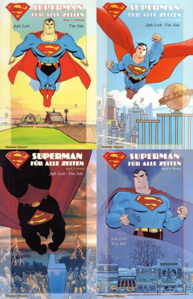 Superman für alle Zeiten 1-4 (Z0, 1. Aufl.), Carlsen