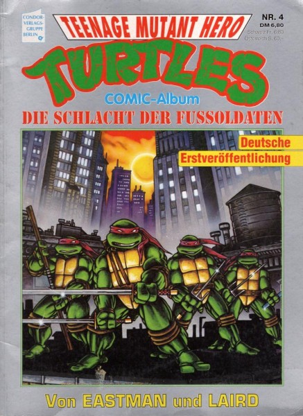 Teenage Mutant Hero Turtles Comic-Album 4 (Z1-), Condor