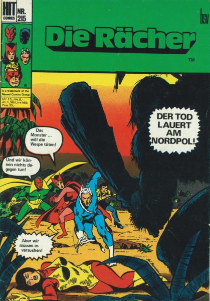 Hit Comics 215 - Die Rächer (Z1-), bsv