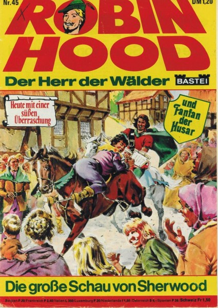 Robin Hood 45 (Z1-, Sz), Bastei