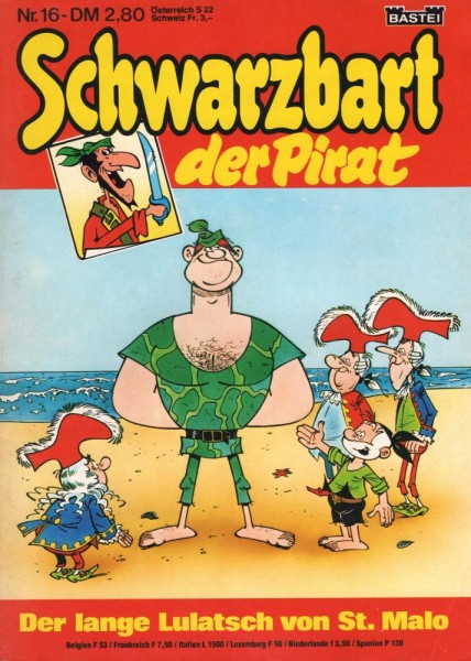 Schwarzbart der Pirat 16 (Z1-), Bastei