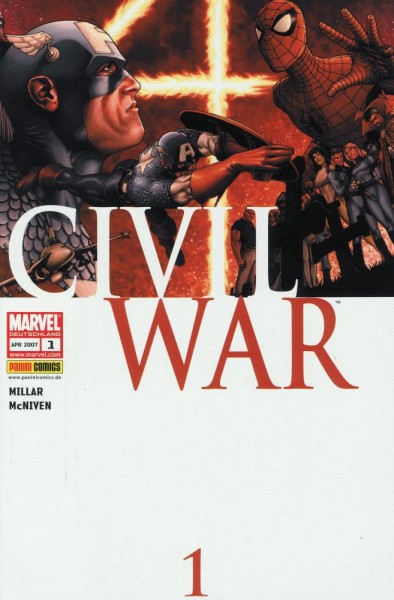 Civil War 1-7 (Z0), Panini