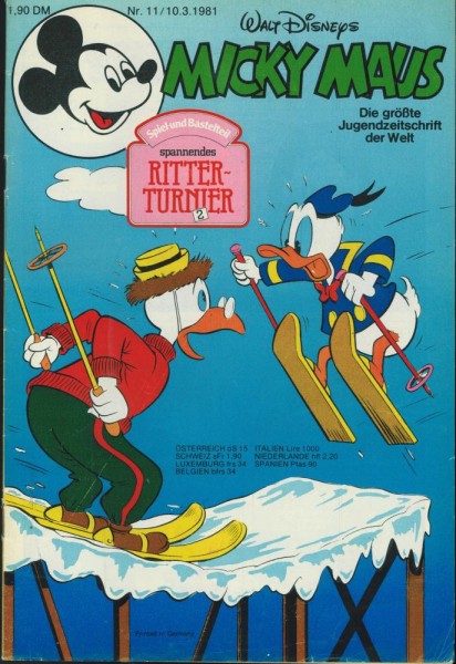 Micky Maus 1981/ 11 (Z1), Ehapa